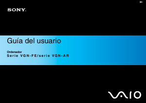 Manual de uso Sony Vaio VGN-FE31Z Portátil