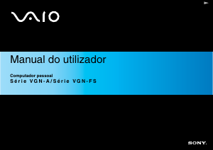 Manual Sony Vaio VGN-FS315H Computador portátil