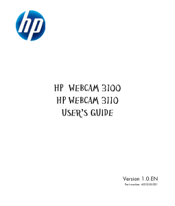 Manual HP 3100 Webcam