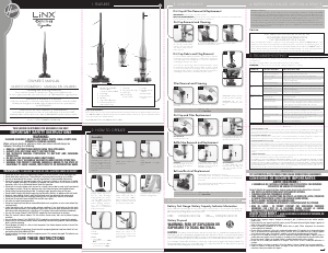 Manual de uso Hoover BH50020 LiNX Aspirador