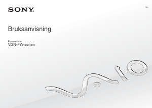 Bruksanvisning Sony Vaio VGN-FW54E Bärbar dator
