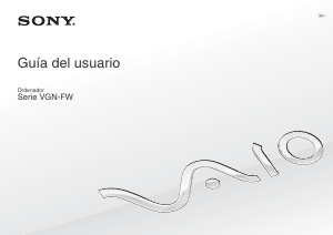 Manual de uso Sony Vaio VGN-FW54MR Portátil