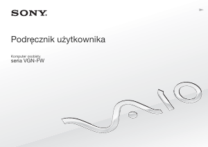 Instrukcja Sony Vaio VGN-FW54MR Komputer przenośny