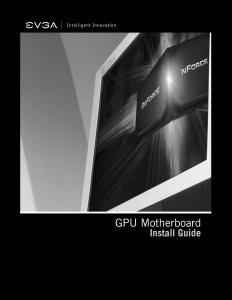 Manual EVGA GPU Motherboard