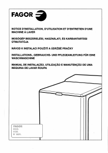 Mode d’emploi Fagor 2FET-96 Lave-linge