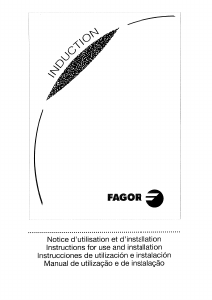 Manual de uso Fagor 2IFT-4R Placa