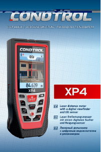 Руководство Condtrol XP4 Лазерный дальномер