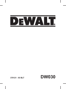 Vadovas DeWalt DW030P Lazerinis atstumo matuoklis