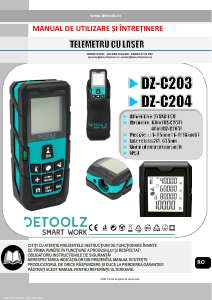 Manual Detoolz DZ-C203 Telemetru digital