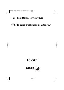 Mode d’emploi Fagor 5H-721N Four