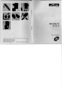 Bedienungsanleitung Metz Mecablitz 45 CL-3 Blitz