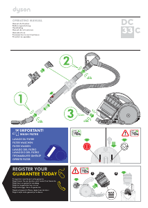 Mode d’emploi Dyson DC33c Aspirateur
