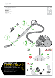 Mode d’emploi Dyson DC52 Allergy Aspirateur