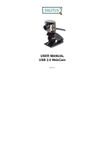 Manual Digitus DA-70811 Webcam