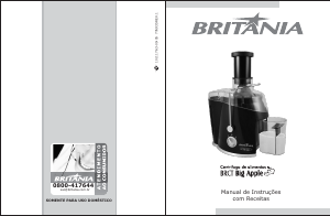 Manual Britania BRCT Big Apple Centrifugadora