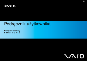 Instrukcja Sony Vaio VGN-Z11WN Komputer przenośny