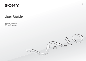 Manual Sony Vaio VGN-Z5 Laptop