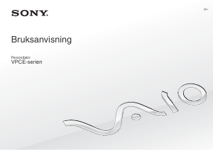 Bruksanvisning Sony Vaio VPCEA1C5E Bärbar dator