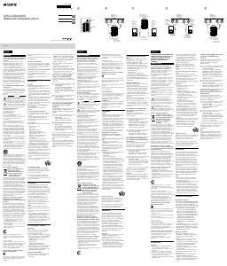 Mode d’emploi Sony SA-CS9 Caisson de basses