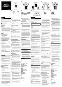 Mode d’emploi Sony SA-WM20 Caisson de basses