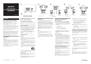 Manual de uso Sony SA-WX900 Subwoofer