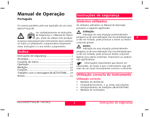 Manual Leica Disto D3a BT Medidor de distâncias a laser