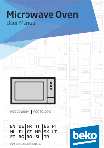 Manuale BEKO MOC 20100 W Microonde