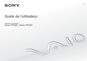 Mode d’emploi Sony Vaio VPCEE2E1R/WI Ordinateur portable