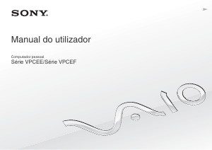 Manual Sony Vaio VPCEE3E1R/WI Computador portátil