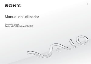 Manual Sony Vaio VPCEE3M1R/BQ Computador portátil