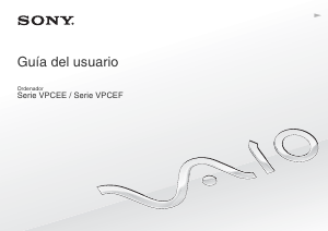 Manual de uso Sony Vaio VPCEF2E1E Portátil