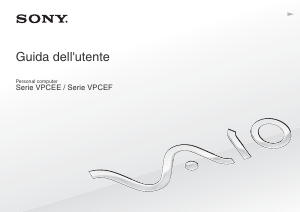 Manuale Sony Vaio VPCEF2S1E Notebook