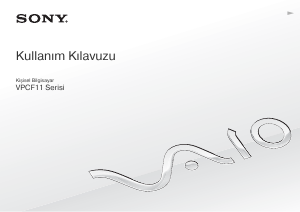 Kullanım kılavuzu Sony Vaio VPCF11B4E Dizüstü bilgisayar