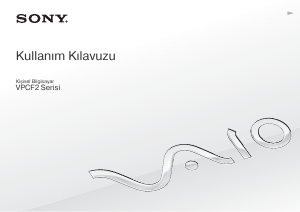 Kullanım kılavuzu Sony Vaio VPCF22C5E Dizüstü bilgisayar