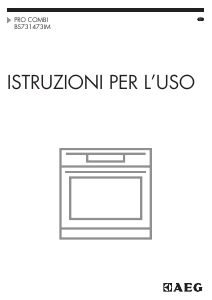 Manuale AEG BS731473IM Forno