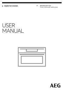 Manuale AEG KMK761000M Forno