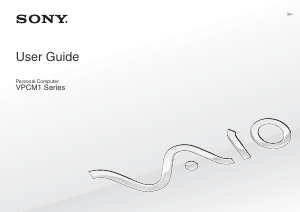 Manual Sony Vaio VPCM13M1R Laptop