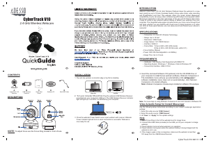 Manual Adesso CyberTrack V10 Webcam