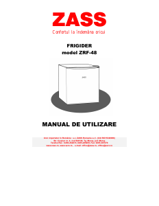 Manual Zass ZRF-48 Frigider