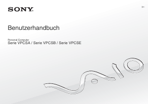 Bedienungsanleitung Sony Vaio VPCSB3C5E Notebook