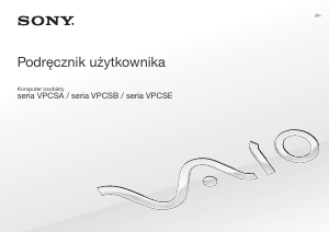 Instrukcja Sony Vaio VPCSE1A9E Komputer przenośny