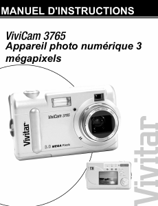 Mode d’emploi Vivitar ViviCam 3765 Appareil photo numérique