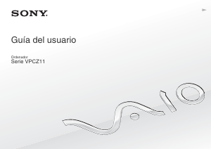 Manual de uso Sony Vaio VPCZ11D7E Portátil