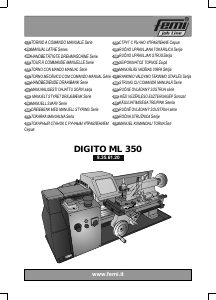 Manual FEMI Digito ML 350 Torno mecânico