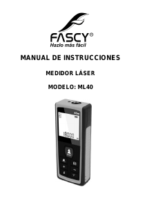 Manual de uso Fascy ML40 Medidor láser