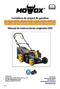 Manual de uso Mowox PM 5165 SHW Cortacésped