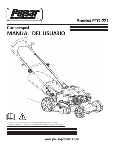 Manual de uso Pulsar PTG1221 Cortacésped