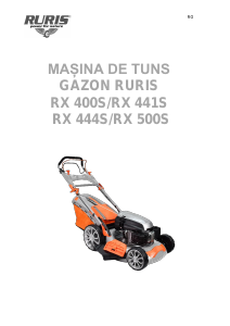 Manual Ruris RX400S Lawn Mower