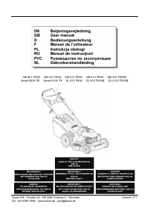 Instrukcja Texas XM 516 TR/WE Kosiarka