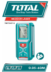 Manual de uso Total TMT56016 Medidor láser